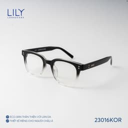 Thumbnail Gọng kính mắt vuông nam nữ LILYEYEWEAR chất liệu nhựa cao cấp chắc chắn màu sắc thanh lịch kiểu dáng hiện đại 23016KOR 4
