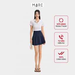 Thumbnail Chân váy mini tennis ngắn nữ MARC FASHION cơ bản xếp ly dáng xòe CBLT021023 1