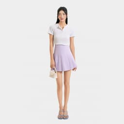 Thumbnail Chân váy mini tennis ngắn nữ MARC FASHION cơ bản xếp ly dáng xòe CBLT021023 3