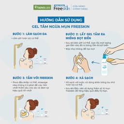 Thumbnail Combo Gel tắm ngừa mụn Freeskin 250ml & Dầu gội sạch gàu hết ngứa 220ml 3