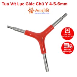 Thumbnail Tua Vít Lục Giác Chữ Y 4-5-6mm Sửa Chữa Xe Đạp Tua Vít 6 Cạnh Chuyên Dụng Hãng Amalife 1