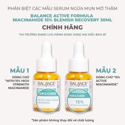 Thumbnail Serum mờ thâm và kiềm dầu Balance Active Formula Niacinamide 15% Blemish Recovery 30ml 3
