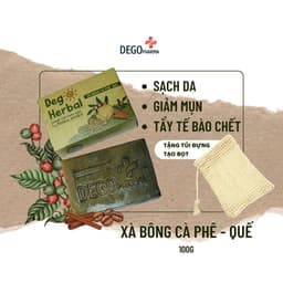 Thumbnail Xà Bông Sinh Dược Thiên Nhiên Quế DEGO PHARMA 100G – Tẩy Tế Bào Chết, Dưỡng Da Trắng Sáng, Ngừa Mụn 2
