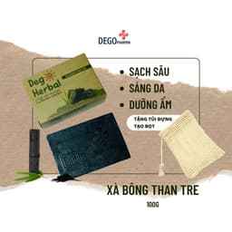Thumbnail Xà Bông Sinh Dược Cho Da Dầu & Mụn Ẩn Than Tre DEGO PHARMA 100G Làm Sạch Sâu, Sáng Da, Mờ Thâm 2