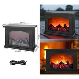 Thumbnail Đèn Lồng Lò Sưởi Trang Trí H24.5Cm, H18Cm, H18.5  | Index Living Mall | Nhập Khẩu Thái Lan 1