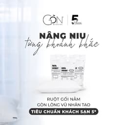 Thumbnail Combo Ruột Gối Nằm Gòn Lông Vũ/ Gòn Bi Gòn Bedding Size 50x70 cm - Gối Khách Sạn 5 Sao Cao Cấp 1