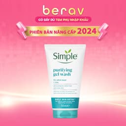 Thumbnail Sữa Rửa Mặt Simple giúp kiềm dầu và ngừa mụn cho da dầu mụn 150ML - Xanh Dương 1