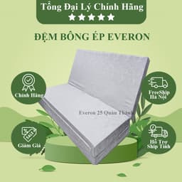 Thumbnail Đệm Bông Ép Gập 3, tem đỏ chính hãng 5cm,9cm,15cm,18cm🔔Nhắn tin để hỗ trợ chính sách tốt 1