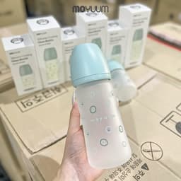 Thumbnail Bình Sữa Moyuum Thuỷ Tinh Tráng Silicone ( 150ml/240ml ) 3