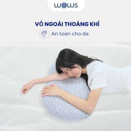 Thumbnail WOWS - Gối Fusion Foam Cao Cấp Sleepy Bean - Gối Công Thái Học Nâng Đỡ Cổ Vai Gáy - Vỏ Tháo Được 4