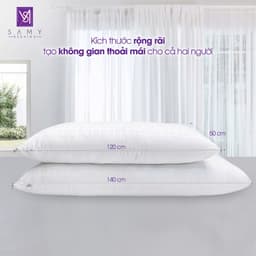 Thumbnail Ruột gối đôi đa năng cao cấp SAMY BEDDING siêu êm ái, nhiều công dụng 1