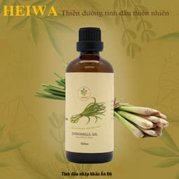 Thumbnail Tinh dầu Sả Java thương hiệu HEIWA nhập khẩu Ấn Độ có giấy kiểm định, dung tích 100ml 1