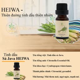 Thumbnail Tinh dầu Sả Java thương hiệu HEIWA nhập khẩu Ấn Độ có giấy kiểm định, dung tích 100ml 3