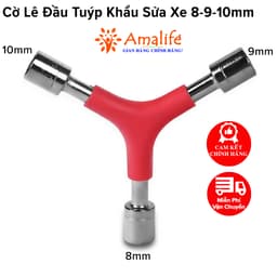 Thumbnail Cờ Lê Tuýp Khẩu Vặn Ốc Vít Mở Bu Lông Chữ Y 8 – 9 – 10mm Sửa Chữa Xe Đạp Xe Máy Gia Dụng Đa Năng Chính Hãng Amalife 1