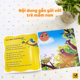 Thumbnail Sách Cho Bé - Bài thơ - Bài hát - Câu đố: Chủ đề bài hát - Cho bé mầm non 2-6 tuổi 3