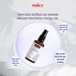 Thumbnail Tinh Dầu Dưỡng Da Swisse SC Argan Youthful Facial Oil - Lọ Dưỡng Ẩm Da Mặt Giúp Làm Chậm Quá Trình Lão Hóa 50ml 268 1