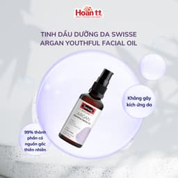 Thumbnail Tinh Dầu Dưỡng Da Swisse SC Argan Youthful Facial Oil - Lọ Dưỡng Ẩm Da Mặt Giúp Làm Chậm Quá Trình Lão Hóa 50ml 268 2