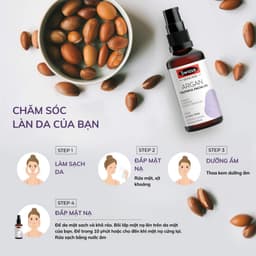 Thumbnail Tinh Dầu Dưỡng Da Swisse SC Argan Youthful Facial Oil - Lọ Dưỡng Ẩm Da Mặt Giúp Làm Chậm Quá Trình Lão Hóa 50ml 268 3