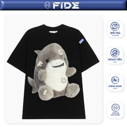 Thumbnail Áo thun FIDE cá mập Baby Shark phông unisex nam nữ form rộng cổ tròn ulzzang BABY SHARK 02 1