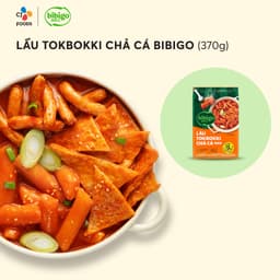 Thumbnail Set Lẩu Tokbokki Chả Cá Hàn Quốc Bibigo 370g (1 gói hoặc 2 gói) 1