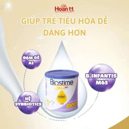 Thumbnail Sữa Dê Tăng Khả Năng Hấp Thu Cho Bé Biostime Ultra Goat Số 1 - Sữa Bột Giúp Cân Bằng Hệ Tiêu Hóa Hộp 150g 2