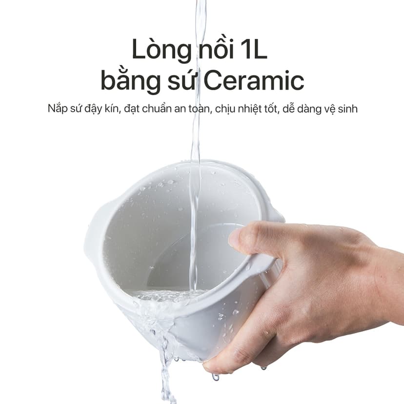 Ảnh Nồi nấu chậm đa năng SAMONO SW-SC10 dung tích 1L phiên bản tiếng Việt - Hàng chính hãng BH 1 năm 4