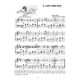 Thumbnail Sách - Piano Cho Thiếu Nhi - 220 Tiểu Phẩm Nổi Tiếng - Tập 4 3