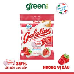 Thumbnail Kẹo sữa hương dâu Galatine nhập khẩu Ý 100g, 100% sữa từ Châu Âu, giàu Canxi 2