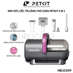 Thumbnail Máy Cắt Tỉa Hút Lông PETKIT AirClipper 5in1 Thiết Bị Grooming Tại Nhà Dễ Dàng Sử Dụng 2