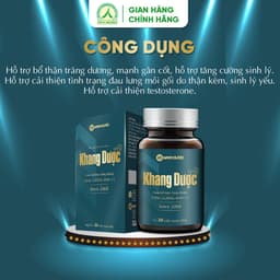 Thumbnail Khang Dược Gold Thế Hệ Mới, Chiết Xuất Lộc Nhung Hươu, Sâm Cau Giúp Bổ Thận Tráng Dương, Tăng Cường Sinh Lý Hộp 30V 2
