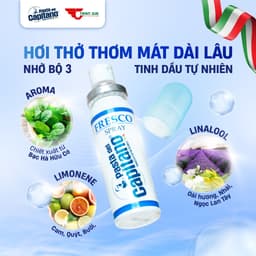 Thumbnail Xịt Thơm Miệng Pasta del Capitano Pasta del Capitano – Chống môi miệng, Giúp Hơi Thở Thơm Mát, Hơn 200 Lần Xịt 4