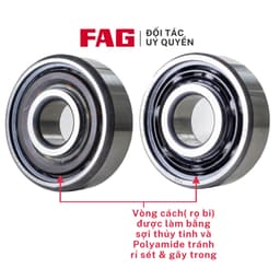Thumbnail Vòng bi bánh xe FAG - 6301 lắp theo xe Honda Wave, Future, Air Blade, Lead, SH 2