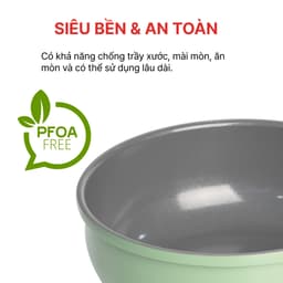 Thumbnail Chảo sâu lòng chống dính men đá đáy từ 20, 24cm Ceragreen HAPPYCOOK, CGWP-20, 24IH 4