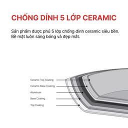 Thumbnail Chảo sâu lòng chống dính men đá đáy từ 20, 24cm Ceragreen HAPPYCOOK, CGWP-20, 24IH 3