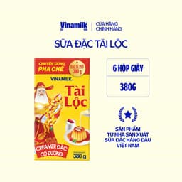 Thumbnail Bộ 6 hộp Creamer sữa đặc Tài Lộc - Hộp giấy 380g 1