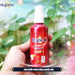 Thumbnail Combo 2 chai nước xả vải khô HygienC dạng xịt - Dung tích 100ml 3