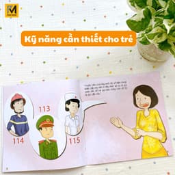Thumbnail Sách Cho Bé Song Ngữ - Bộ 5 Cuốn Kĩ Năng Tự Bảo Vệ Mình Khỏi Nguy Hiểm - Cho Bé 2-12 Tuổi 2