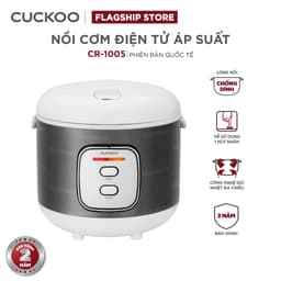 Thumbnail Nồi cơm điện Cuckoo 1.8L CR-1005 Màu xám bạc - Lòng nồi chống dính - Bảo hành 2 năm -Hàng chính hãng 1