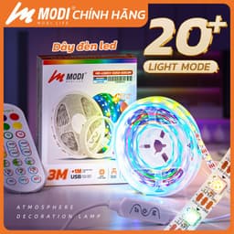 Thumbnail Dây Đèn Led Đuổi RGB WW MODI SOLAR 3M Cổng USB Nhiều Màu, Điều Khiển Nháy Theo Nhạc Decor Phòng 2