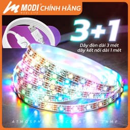Thumbnail Dây Đèn Led Đuổi RGB WW MODI SOLAR 3M Cổng USB Nhiều Màu, Điều Khiển Nháy Theo Nhạc Decor Phòng 4