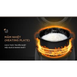 Thumbnail Nồi cơm điện tử áp suất Cuckoo 1.8L CRP-PWV1008F - Lòng nồi phủ men Xwall độc quyền 3
