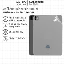 Thumbnail Miếng dán Carbon AstroMazing bảo vệ mặt lưng iPad chống trầy xước không bám vân tay 3