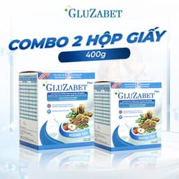 Thumbnail COMBO 2 HỘP GIẤY 400G Gluzabet Tiểu Đường, Bổ Sung Dinh Dưỡng, Giảm Tiểu Đêm, Ăn Ngon Ngủ Ngon 1