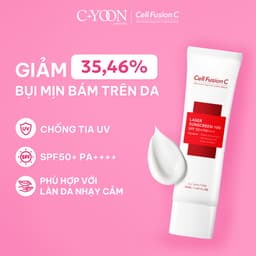Thumbnail Kem chống nắng cho da nhạy cảm Cell Fusion C Laser Sunscreen 100 SPF50+ PA++++ bảo vệ da khỏi tia UV 50ml 3