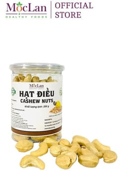 Thumbnail Hạt điều tách vỏ sấy giòn, nguyên hạt Bình Phước thơm ngon loại 1 MộcLan HEALTHY FOODS - 250G, 500G 4