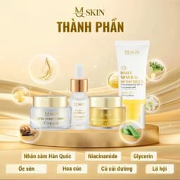 Thumbnail Combo Tái Tạo Da Mặt MQ Skin Sâm Vàng: Cao Nám, Face Ngày, Serum,Kem Chống Nắng Bảo Vệ Da 4