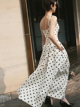 Thumbnail Đầm taffeta Leilani Dress HUONG BOUTIQUE HBV1312 4