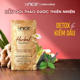 Thumbnail Gói Dầu Gội Tinh Dầu Thảo Dược Thiên Nhiên hiNICE Herbal Shampoo Hỗ Trợ Detox, Kiềm Dầu Da Đầu 1