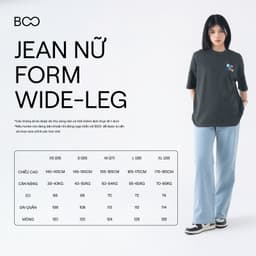 Thumbnail Quần Jean Nữ BOO Dáng Balloon Can Ống 4