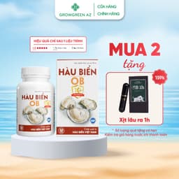 Thumbnail Bổ Tinh Trùng Hàu Biển Ob Tăng Sinh Lý Nam Oyster (Hộp 30v) GrowGreenAZ 1